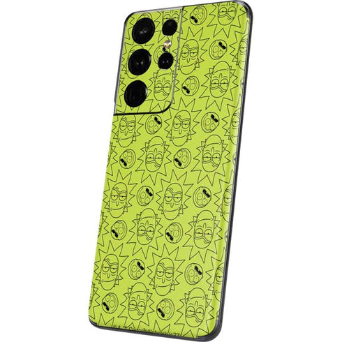 Adult Swim Rick and Morty Rick and Morty All Over Print Galaxy S21 Ultra 5G Skin