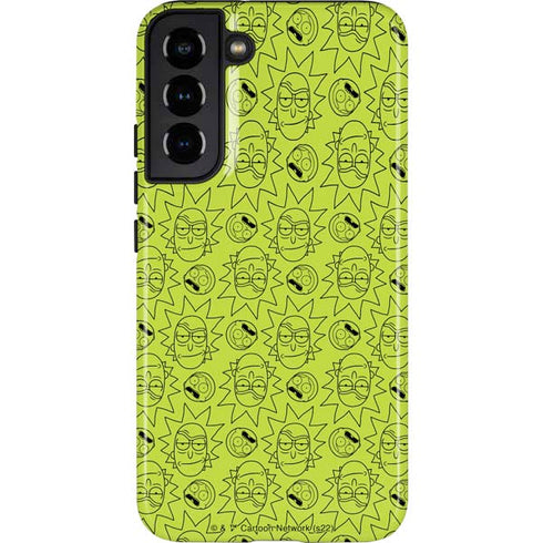 Adult Swim Rick and Morty Rick and Morty All Over Print Galaxy S22 Plus Pro Case