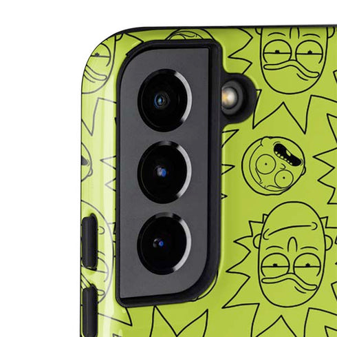 Adult Swim Rick and Morty Rick and Morty All Over Print Galaxy S22 Plus Pro Case