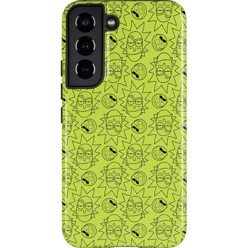 Adult Swim Rick and Morty Rick and Morty All Over Print Galaxy S22 Pro Case