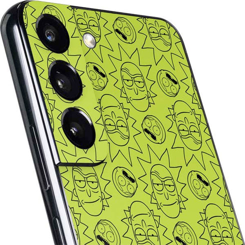 Adult Swim Rick and Morty Rick and Morty All Over Print Galaxy S22 Skin