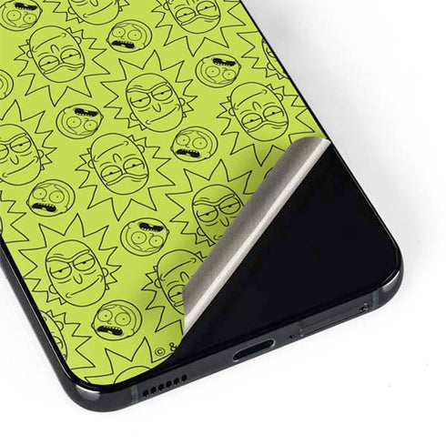 Adult Swim Rick and Morty Rick and Morty All Over Print Galaxy S22 Skin