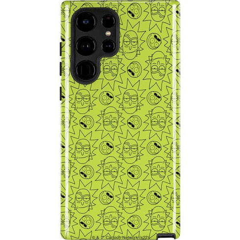 Adult Swim Rick and Morty Rick and Morty All Over Print Galaxy S22 Ultra Pro Case