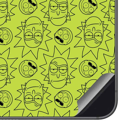 Adult Swim Rick and Morty Rick and Morty All Over Print Galaxy S23 FE Skin