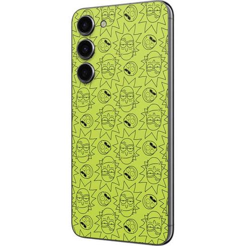 Adult Swim Rick and Morty Rick and Morty All Over Print Galaxy S23 Plus Skin
