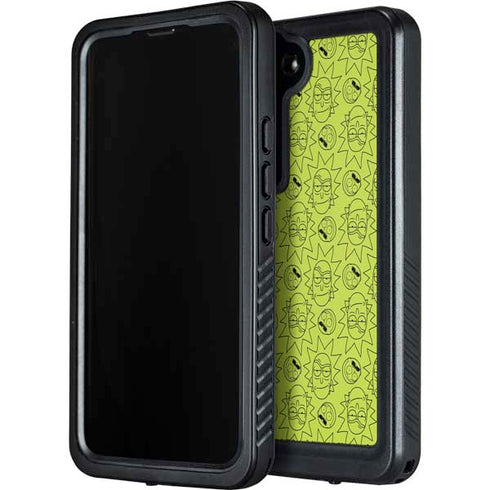 Adult Swim Rick and Morty Rick and Morty All Over Print Galaxy S23 Plus Waterproof Case