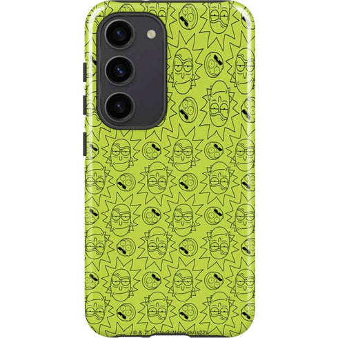 Adult Swim Rick and Morty Rick and Morty All Over Print Galaxy S23 Pro Case