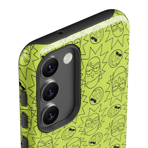 Adult Swim Rick and Morty Rick and Morty All Over Print Galaxy S23 Pro Case