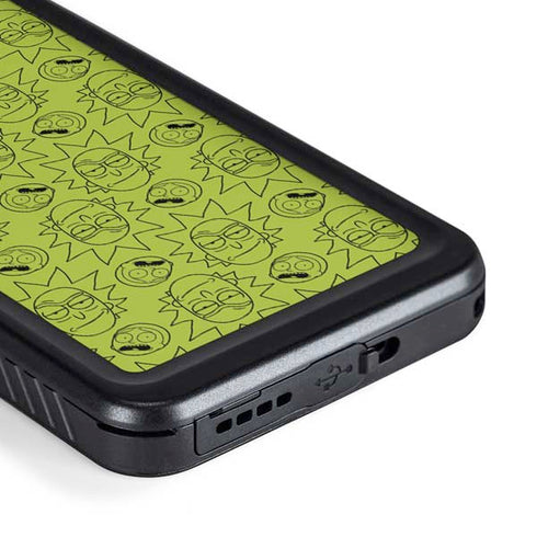 Adult Swim Rick and Morty Rick and Morty All Over Print Galaxy S23 Waterproof Case