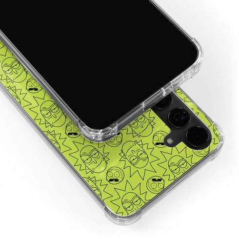 Adult Swim Rick and Morty Rick and Morty All Over Print Galaxy S24 Plus Clear Case