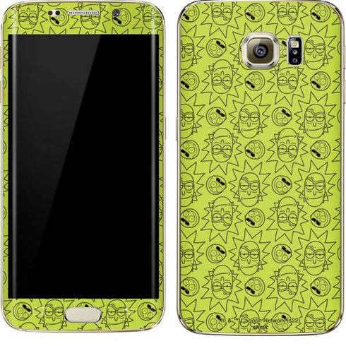 Adult Swim Rick and Morty Rick and Morty All Over Print Galaxy S7 Edge Skin
