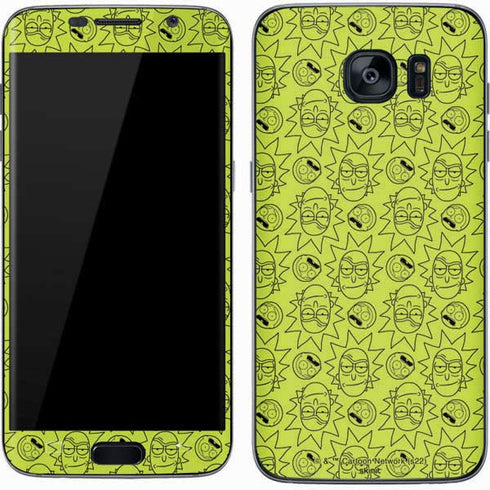 Adult Swim Rick and Morty Rick and Morty All Over Print Galaxy S7 Skin