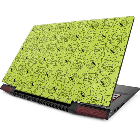 Adult Swim Rick and Morty Rick and Morty All Over Print Lenovo IdeaPad Skin