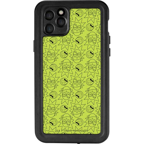 Adult Swim Rick and Morty Rick and Morty All Over Print iPhone 11 Pro Max Waterproof Case