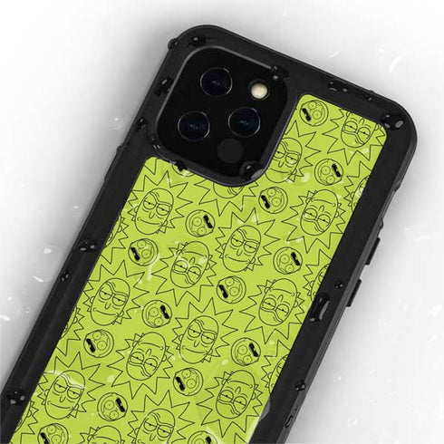 Adult Swim Rick and Morty Rick and Morty All Over Print iPhone 12 Pro Max Waterproof Case