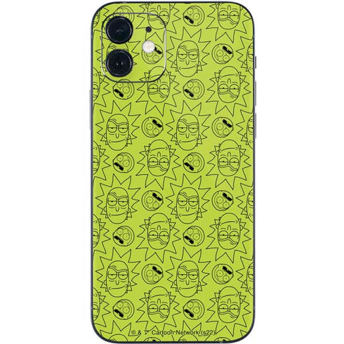 Adult Swim Rick and Morty Rick and Morty All Over Print iPhone 12 Skin