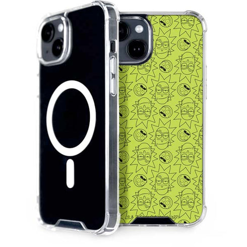 Adult Swim Rick and Morty Rick and Morty All Over Print iPhone 13 MagSafe Case