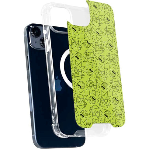 Adult Swim Rick and Morty Rick and Morty All Over Print iPhone 13 MagSafe Case