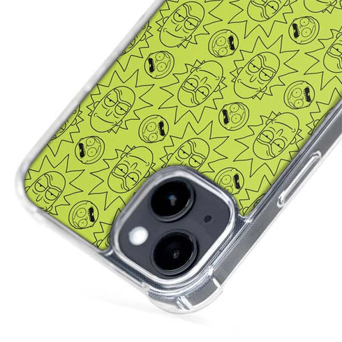 Adult Swim Rick and Morty Rick and Morty All Over Print iPhone 13 MagSafe Case