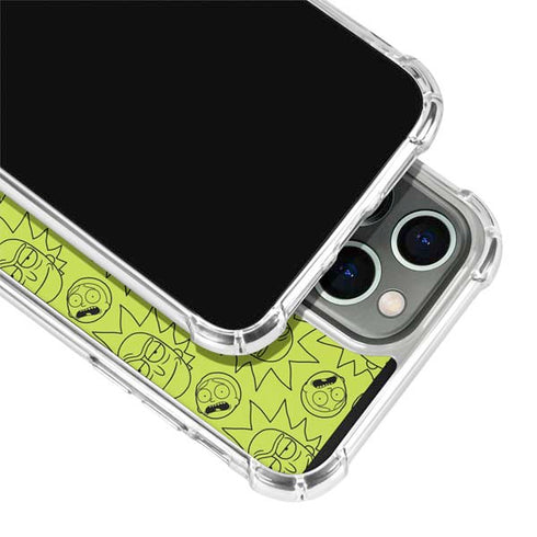 Adult Swim Rick and Morty Rick and Morty All Over Print iPhone 13 Pro Clear Case