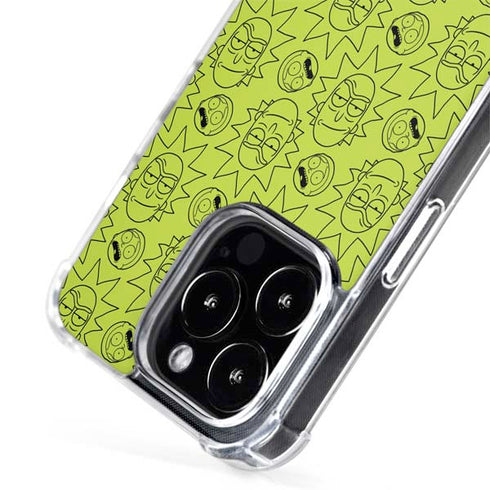Adult Swim Rick and Morty Rick and Morty All Over Print iPhone 13 Pro MagSafe Case