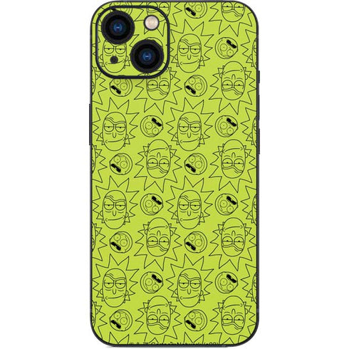 Adult Swim Rick and Morty Rick and Morty All Over Print iPhone 13 Skin