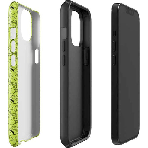 Adult Swim Rick and Morty Rick and Morty All Over Print iPhone 14 Plus Impact Case