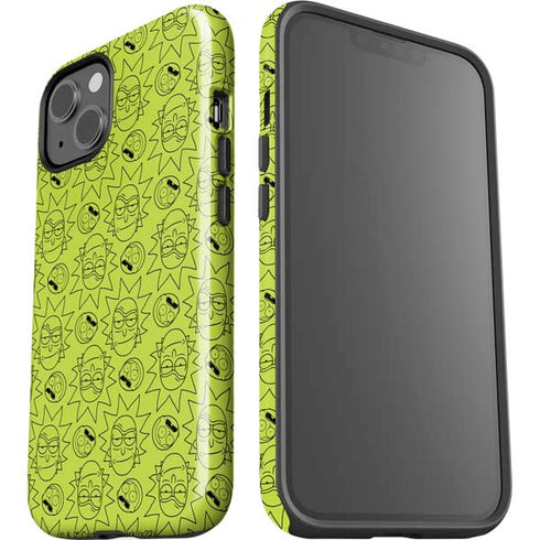 Adult Swim Rick and Morty Rick and Morty All Over Print iPhone 15 Plus Impact Case