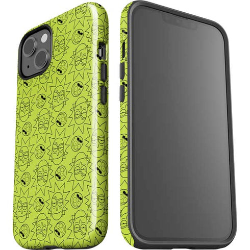 Adult Swim Rick and Morty Rick and Morty All Over Print iPhone 15 Impact Case