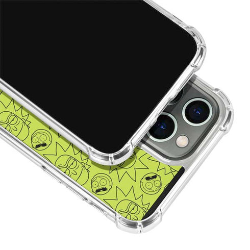 Adult Swim Rick and Morty Rick and Morty All Over Print iPhone 15 Pro Clear Case