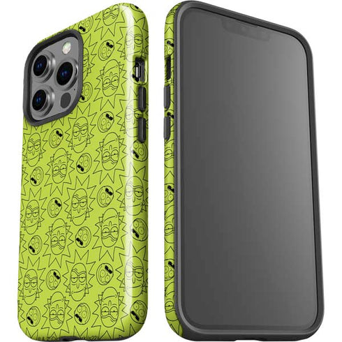 Adult Swim Rick and Morty Rick and Morty All Over Print iPhone 15 Pro Impact Case