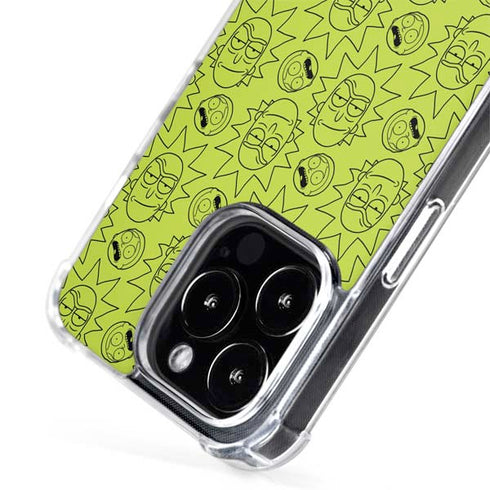 Adult Swim Rick and Morty Rick and Morty All Over Print iPhone 14 Pro MagSafe Case