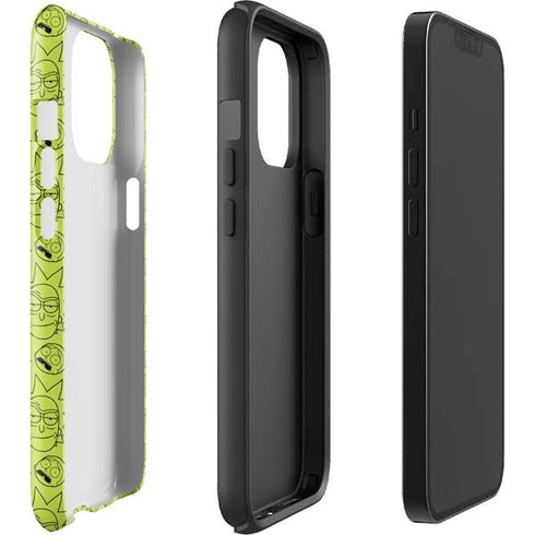 Adult Swim Rick and Morty Rick and Morty All Over Print iPhone 14 Pro Max Impact Case