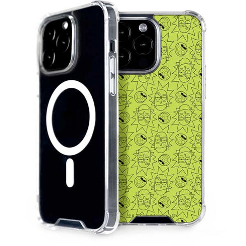 Adult Swim Rick and Morty Rick and Morty All Over Print iPhone 14 Pro Max MagSafe Case