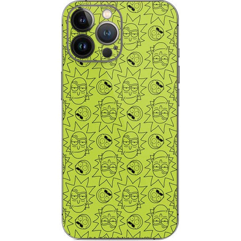 Adult Swim Rick and Morty Rick and Morty All Over Print iPhone 14 Pro Max Skin