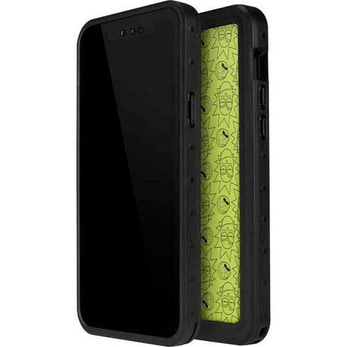 Adult Swim Rick and Morty Rick and Morty All Over Print iPhone 15 Plus Waterproof Case