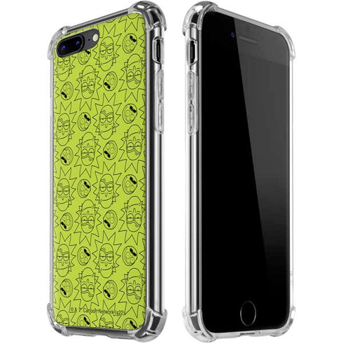 Adult Swim Rick and Morty Rick and Morty All Over Print iPhone 7/8 Plus Clear Case