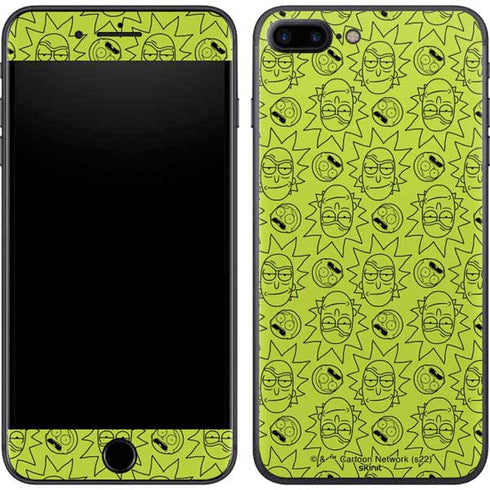 Adult Swim Rick and Morty Rick and Morty All Over Print iPhone 8 Plus Skin