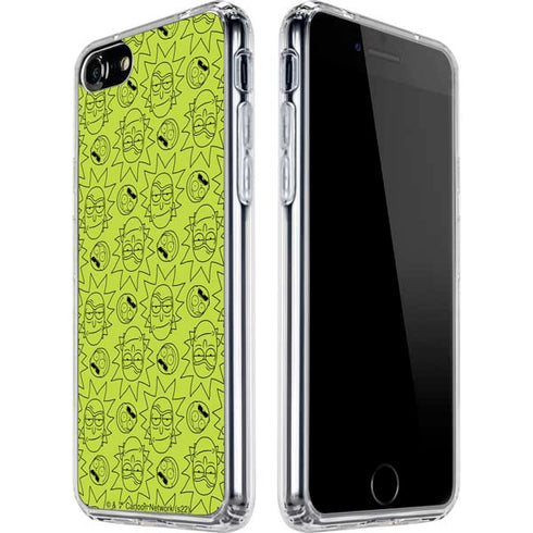 Adult Swim Rick and Morty Rick and Morty All Over Print iPhone SE (2nd & 3rd Gen) Clear Case