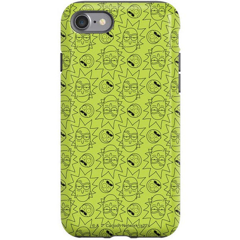 Adult Swim Rick and Morty Rick and Morty All Over Print iPhone SE (2nd & 3rd Gen) Pro Case