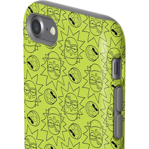 Adult Swim Rick and Morty Rick and Morty All Over Print iPhone SE (2nd & 3rd Gen) Pro Case
