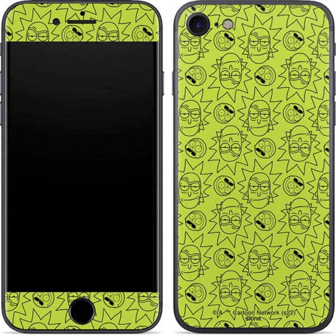 Adult Swim Rick and Morty Rick and Morty All Over Print iPhone SE (2nd & 3rd Gen) Skin