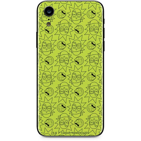 Adult Swim Rick and Morty Rick and Morty All Over Print iPhone XR Skin