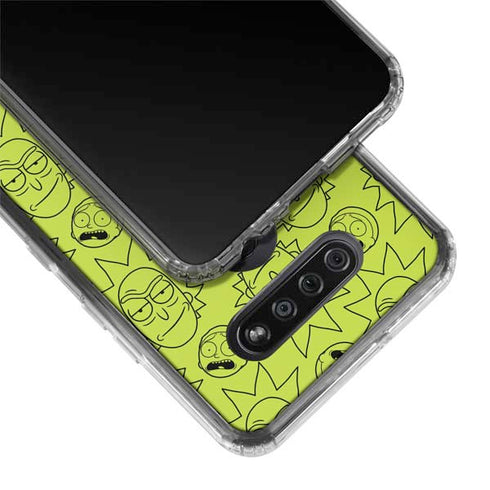 Adult Swim Rick and Morty Rick and Morty All Over Print LG K51/Q51 Clear Case