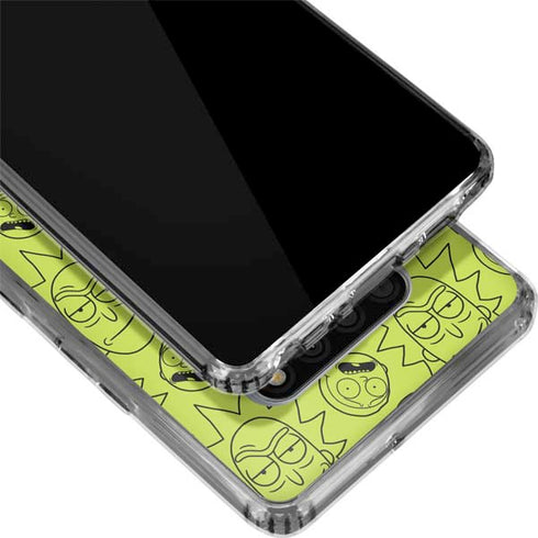 Adult Swim Rick and Morty Rick and Morty All Over Print LG Stylo 6 Clear Case