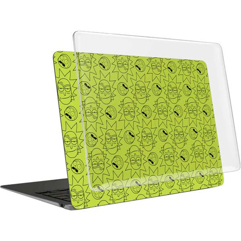 Adult Swim Rick and Morty Rick and Morty All Over Print MacBook Air 13in M1 (2021) Case plus Skin