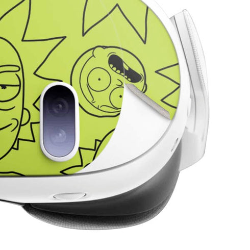 Adult Swim Rick and Morty Rick and Morty All Over Print Meta Quest 3 Skin