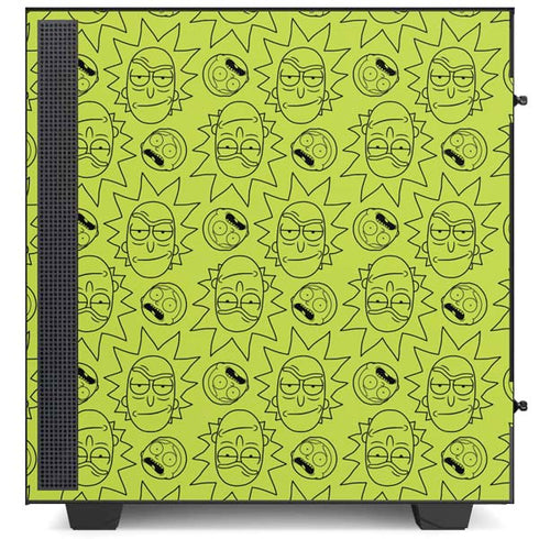 Adult Swim Rick and Morty Rick and Morty All Over Print NZXT H510 Compact ATX Mid-Tower Case Skin