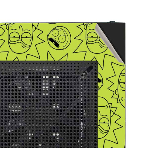 Adult Swim Rick and Morty Rick and Morty All Over Print NZXT H510 Compact ATX Mid-Tower Case Skin