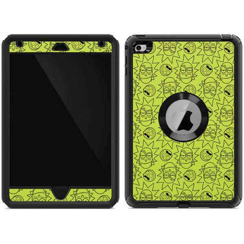 Adult Swim Rick and Morty Rick and Morty All Over Print Otterbox Defender iPad Skin